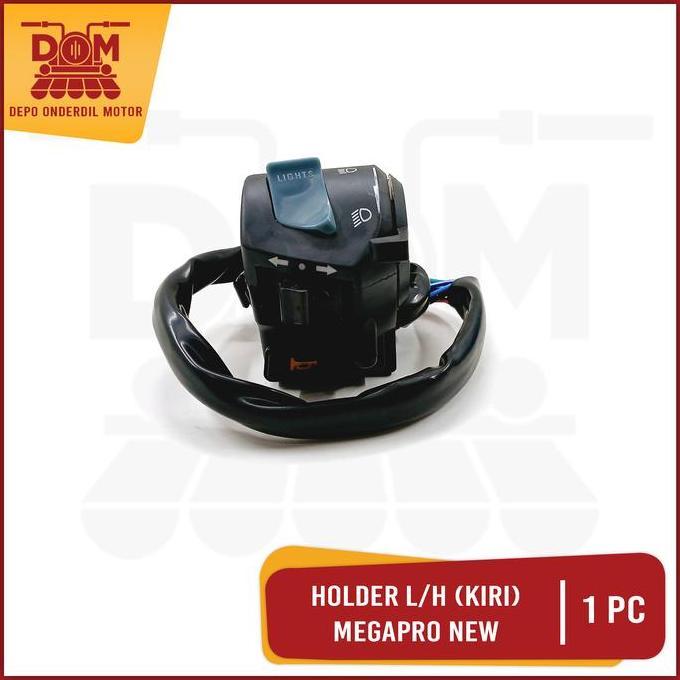 Promo Holder Kiri Megapro New L/H (KAGAYAKU) Saklar Tombol Lampu Dim Riting Passing Klakson Motorcyc