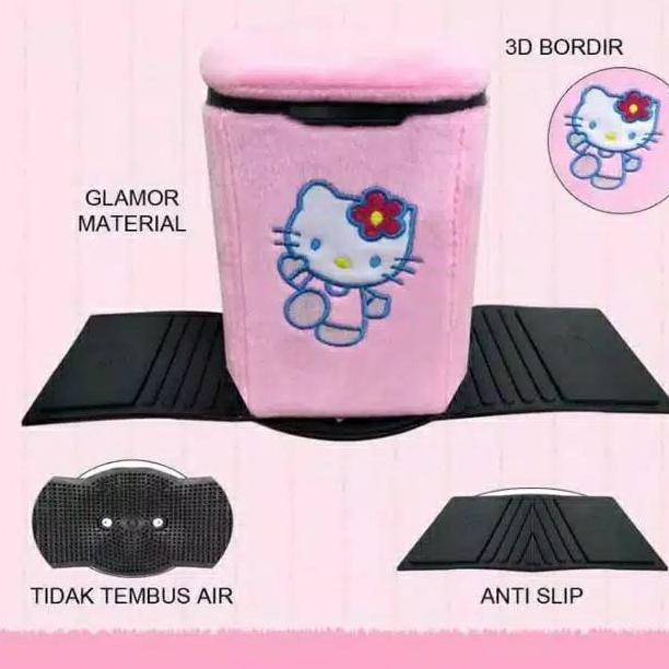 Promo Tempat Sampah Hello Kitty Tempat Sampah Karakter Lucu Aksesoris Mobil Lucu
