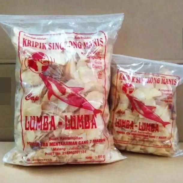Kripik Singkong cap Lumba-Lumba khas Malang 500gr