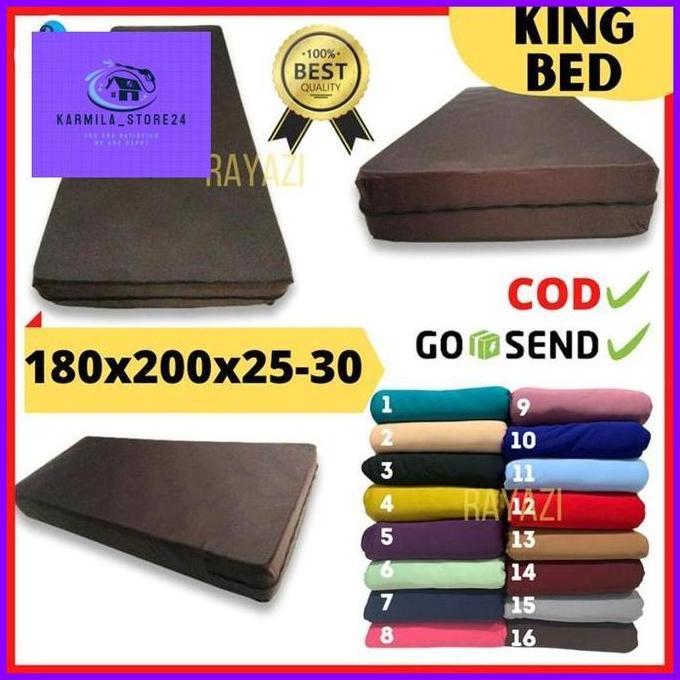 Sarung Kasur Uk.180x200x25-30 cm POLOS Untuk SPRINGBED