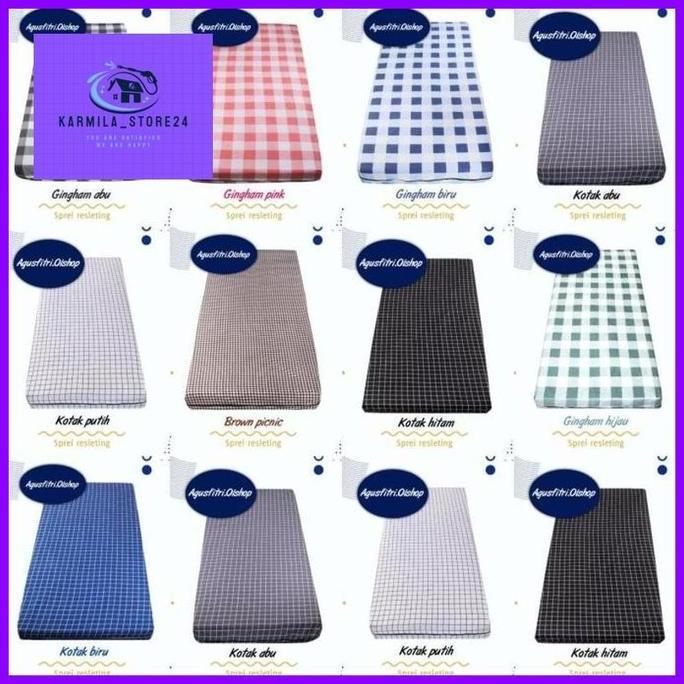 Sarung Kasur Busa & Sprei Resleting 80 x 200 80x200 80x200x5 80x200x10
