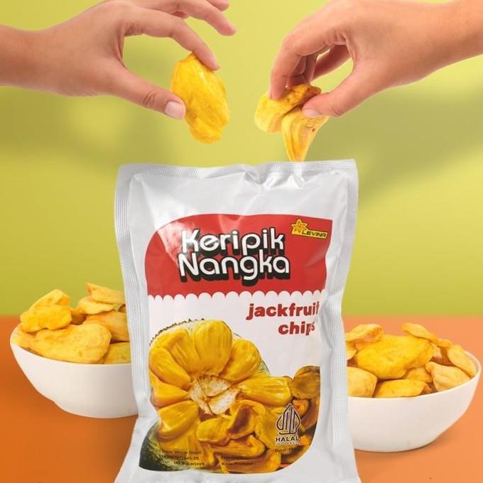 Keripik Nangka Levina 100 gram kripik buah Malang