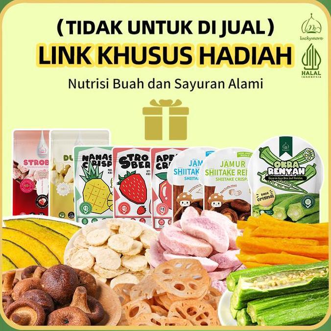 Hadiah GRATIS Bukan Untuk Dibeli, Hadiah Premium Snack, Dried Snack, Freeze Dried Snack, Makanan Rin