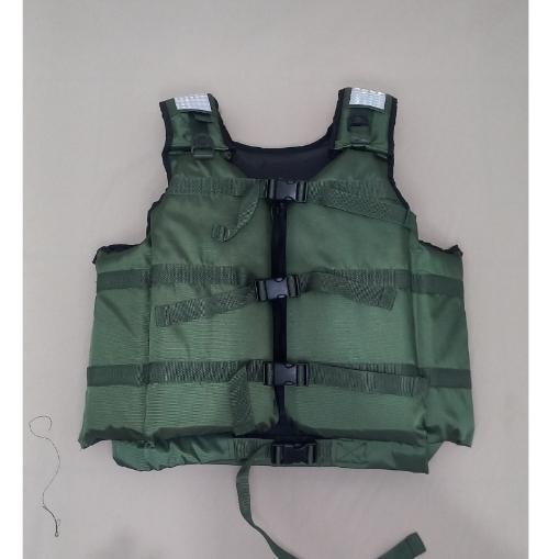 Jaket Pelampung Army Waterproof Busa Tebal All Size