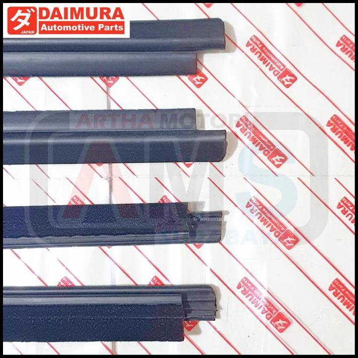 TERLARIS KARET PELIPIT LIST LIS KACA WEATHER STRIP ESPASS PICKUP PICK UP DEPAN SET 
