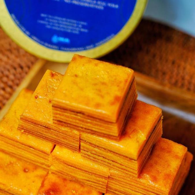 Lapis legit Mini Bites Premium Original Orilla Bakery Full Wisman Gluten Free Kuning Telur Omega HC