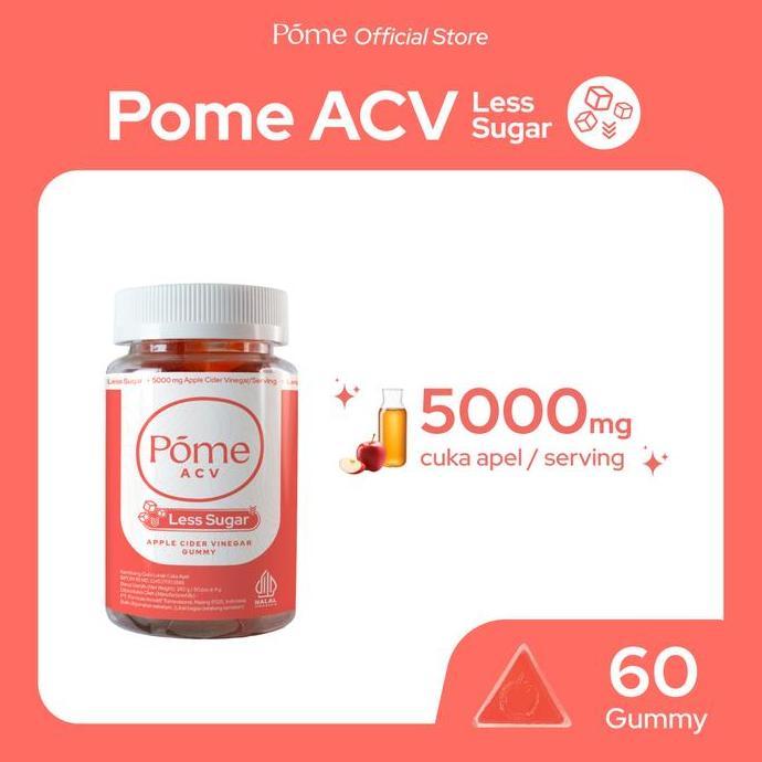 Snack- Pome Acv Less Sugar - Gummy Cuka Apel