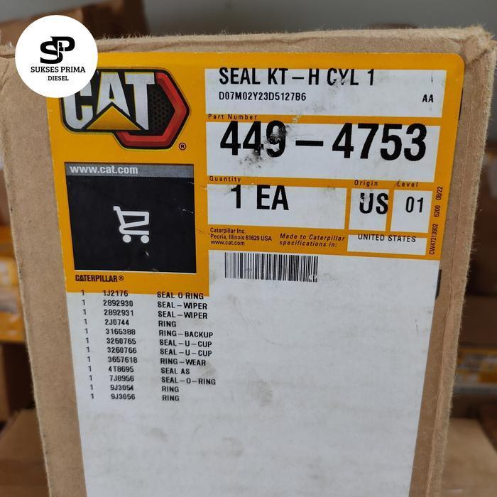 449-4753 Seal Kit Genuine Part Cat / 4494753 Seal Kit Genuine Original Dan Terpercaya