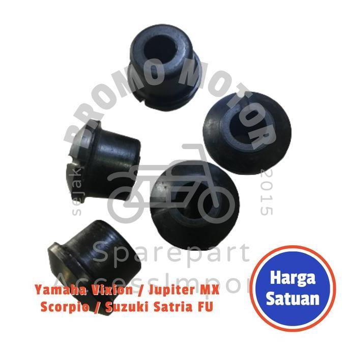 [10 Pcs] Rubber Karet Stopper As 12,5 Mm Mono Shock Belakang Yamaha Jupiter Mx/Vixion/Scorpio/Satria