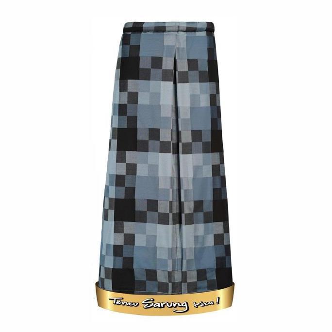 Wadimor Sarung Tenun Jaquard Dolpin Kain Katun Kotak Motif Dewasa Pria