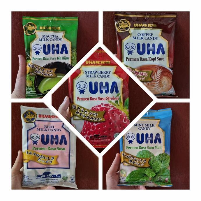 Snack- Permen Uha 103Gr Jepang Uha Candy Permen Rasa Susu