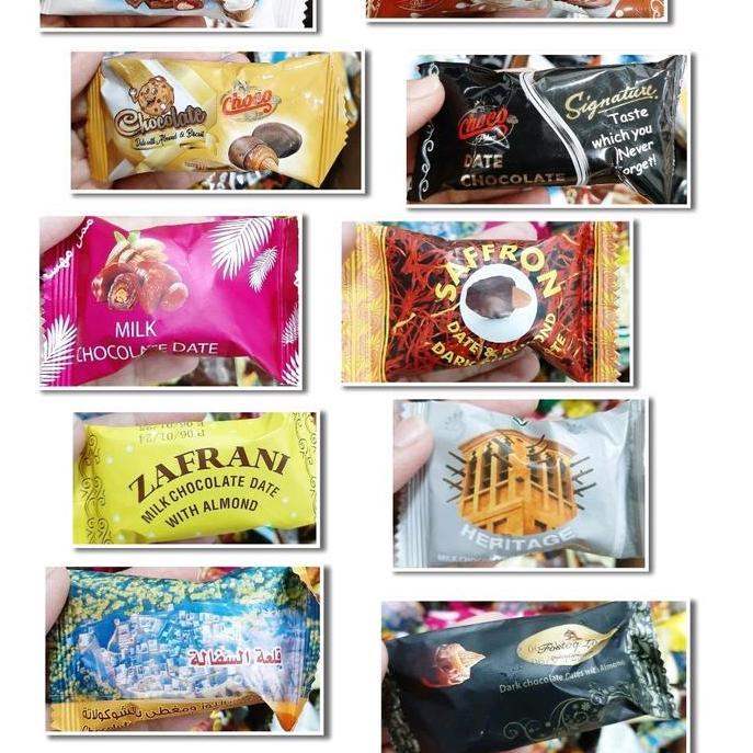 Coklat isi kurma almond  asli arab COKLAT dUBAI 1kg HC