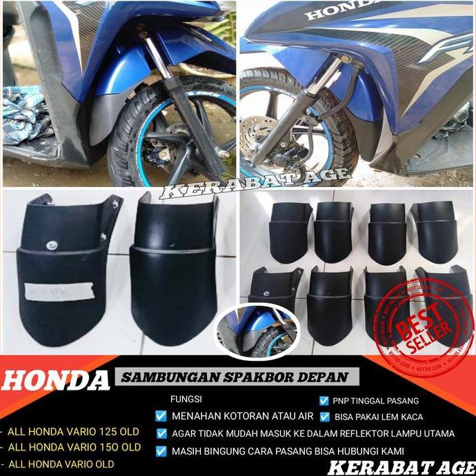 Promo Spakbor kolong vario 125 old Hugger Sambungan sepakbor depan aksesoris Diskon