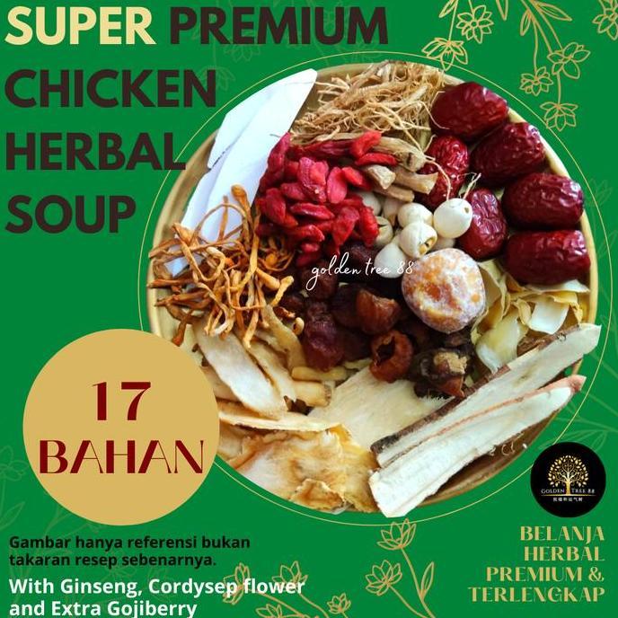 Spice- Super Tim Ayam Ginseng Terlengkap 17 Bahan Ciapo Chicken Herbal Soup