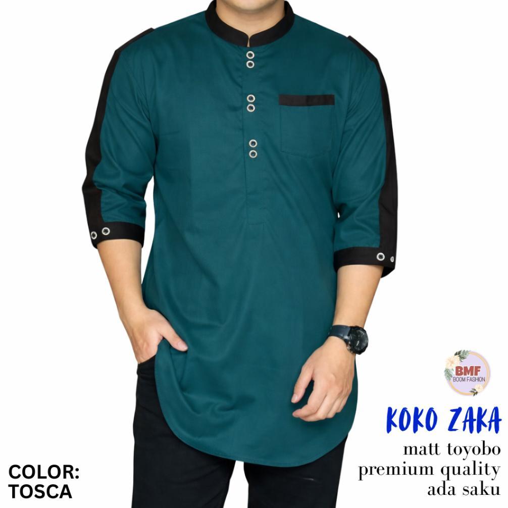 ARVESSA PIK - KOKO KURTA ZAKA DEWASA 3PER4 S M L XL XXL 3XL BAJU KOKO QURTA MUSLIM PRIA JUMBO ORIGIN