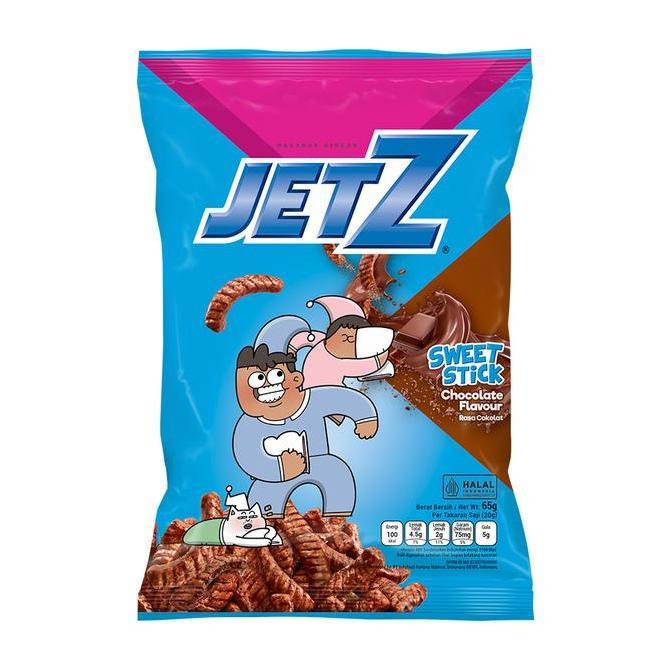 Snack- Jetz Sweet Stick Chocolate 65 Gr - 6 Pcs