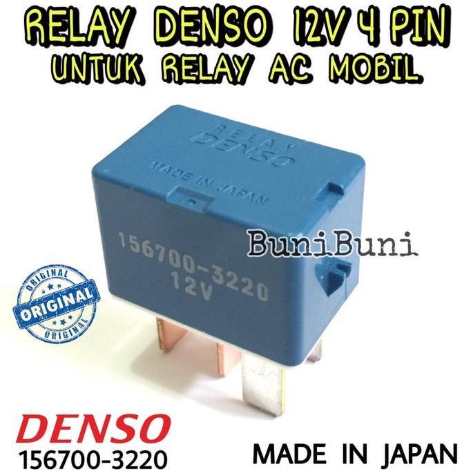 Terlaris Relay Denso Biru Komplit Socket Relay Untuk Ac Mobil 12V Universal / Relay Denso Kaki 4