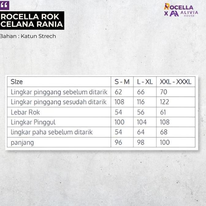 Alivia House Official Store X Rocella Rok Celana Rocella Rok Celana Kerja Rocella Rania Rok Celana C