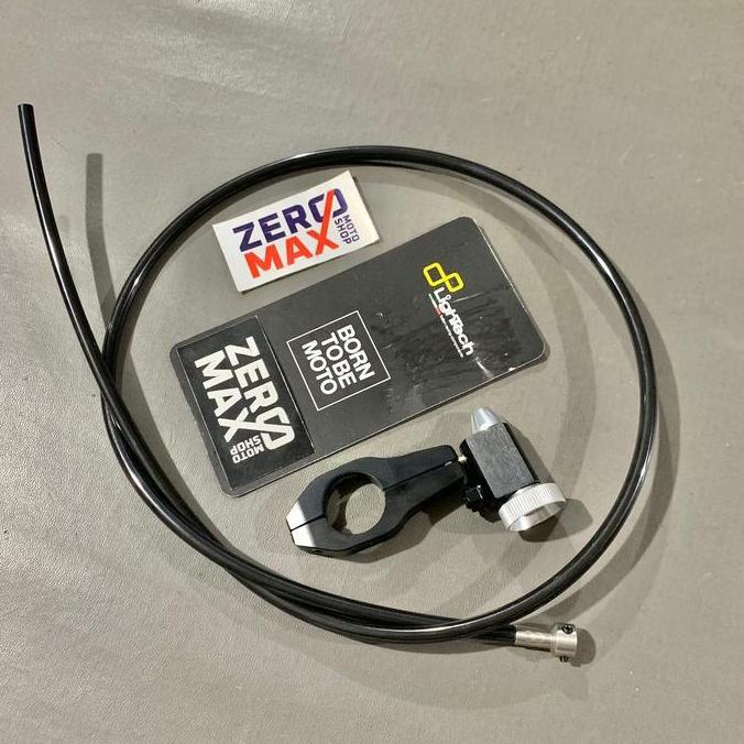 BEBAS ONGKIR - Remote Brake Adjuster Mounting Clamp Cable Lightech Racing Original Italy