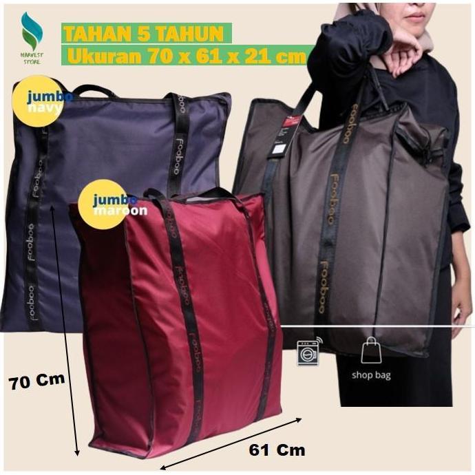 PROMO HARI INI - Tas Laundry Bag Premium Jumbo Bahan Kain Tempat Baju Kotor Tas Baju Jinjing Keranja