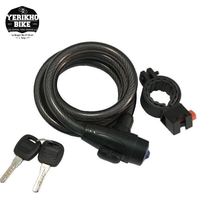 Promo Gembok Sepeda Polygon Power Lock 120cm Diskon