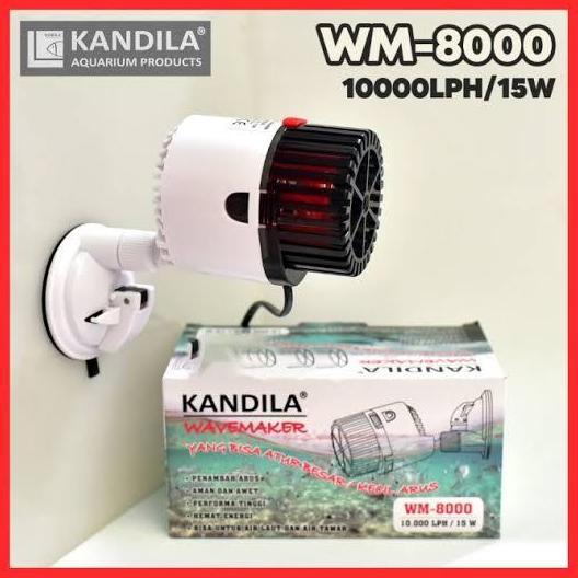 kandila wave maker WM8000 10000lph 15W pembuat arus ombak penambah arus adjustable wave maker