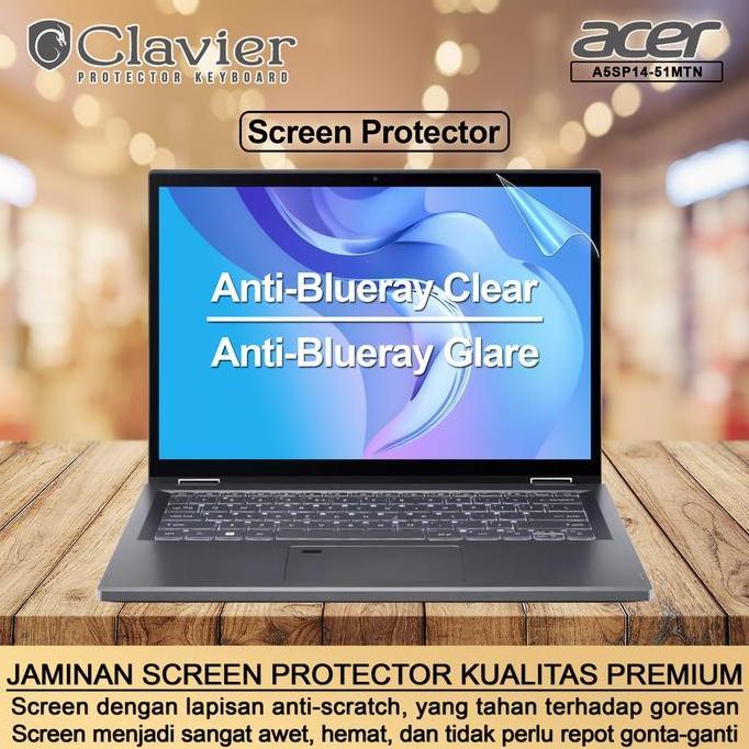 TERBARU - Cover Garskin Laptop Acer Aspire 5 Spin A5SP14-51MTN-58F6 7819 Bening