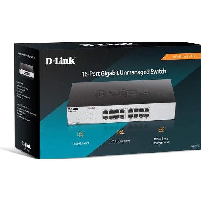 TERMURAH - D-Link Ethernet Switch 16 Port Gigabit Switch Hub 16Port DGS1016C