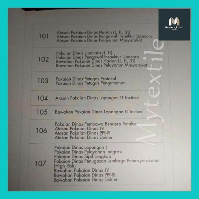 Maula** Kain Allwork Seragam Kemenkumham Pdu Pdl Pdh