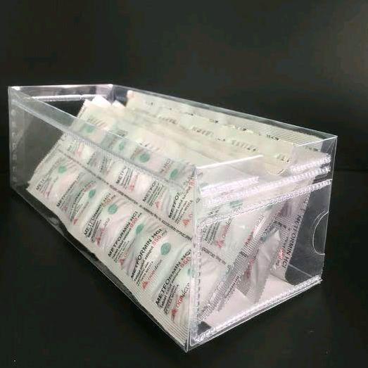 PROMO HARI INI - Pilih ukuran isi 25pcs Mika Box Obat / Box obat apotik / kotak obat / wadah obat