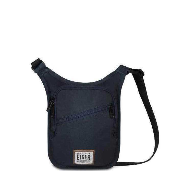 STOK TERBATAS - Tas Selempang Paspor Eiger Passport Pouch Unisex 910005885 Navy dengan Kompartemen U
