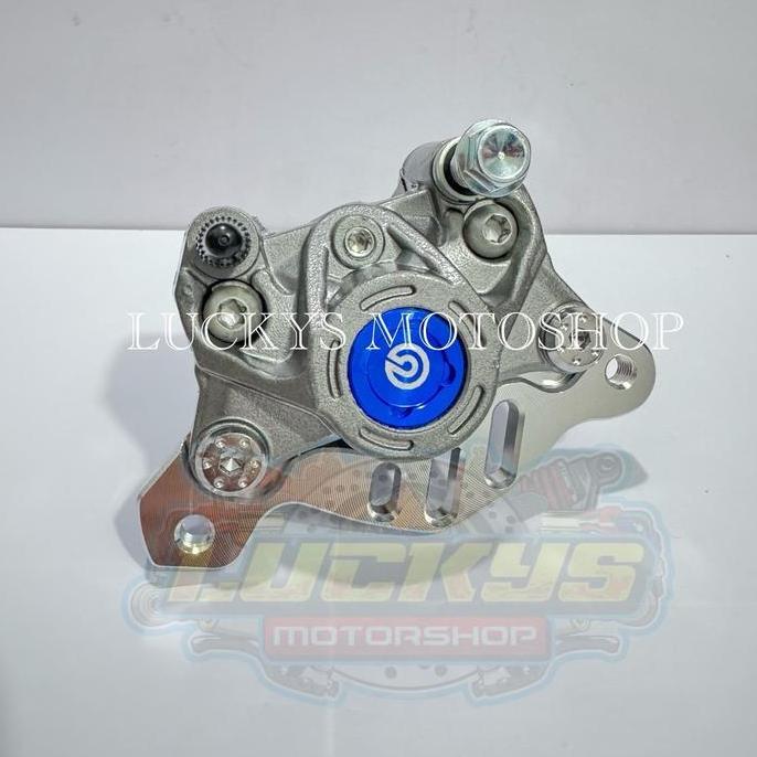Kaliper 2 Piston Koin + Breket Belakang Pcx 150 Lokal Pcx 160 Lokal