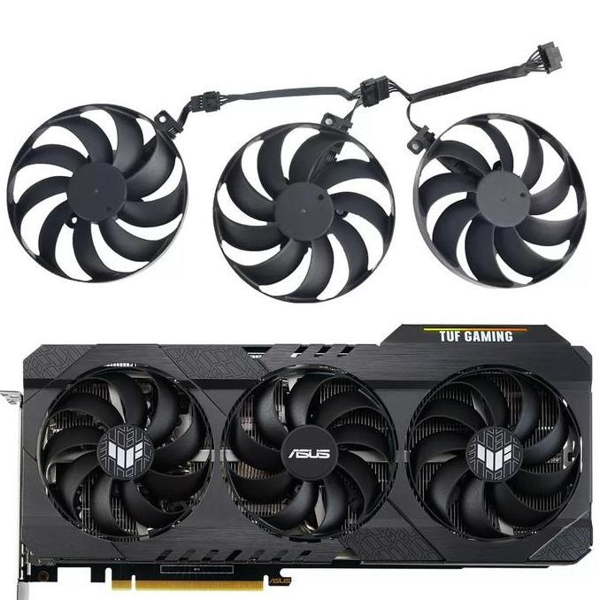 Fan kipas ASUS TUF gaming RTX 3060 3070 3080 3090 88mm 7pin DIY OEM