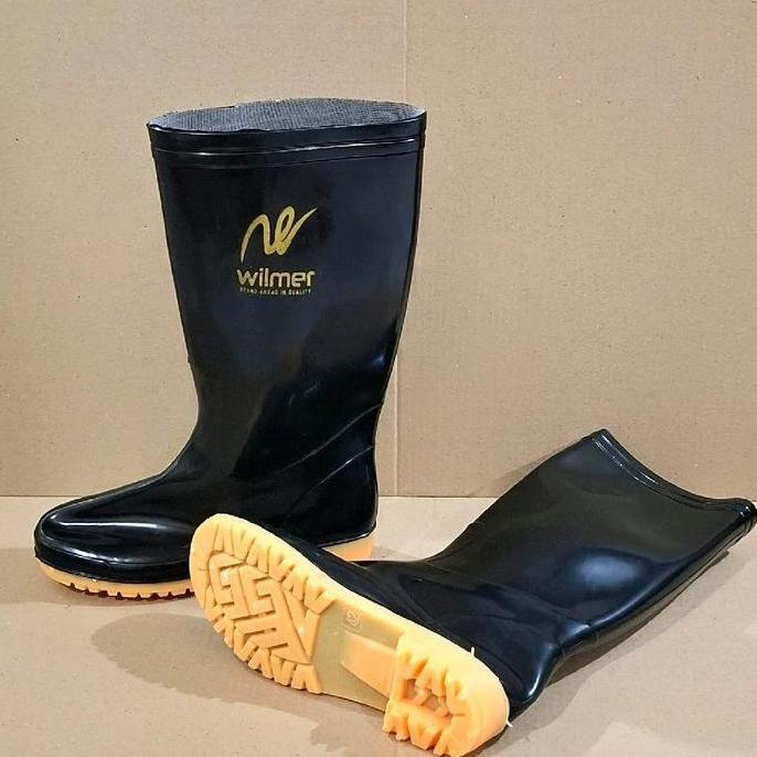 Termurah / Hot Sale Sepatu Boot Karet Panjang Wilmer Size 38-44 Sepatu Boot Pria & Wanita, Sepatu Bo