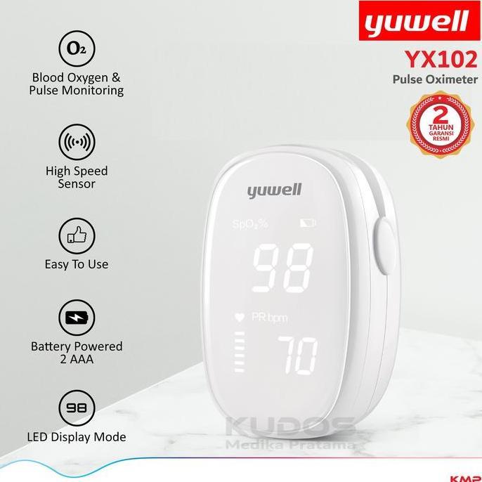 Yuwell YX102 - Pulse Oximeter Oxymeter - Ukur Saturasi Oksigen YX-102