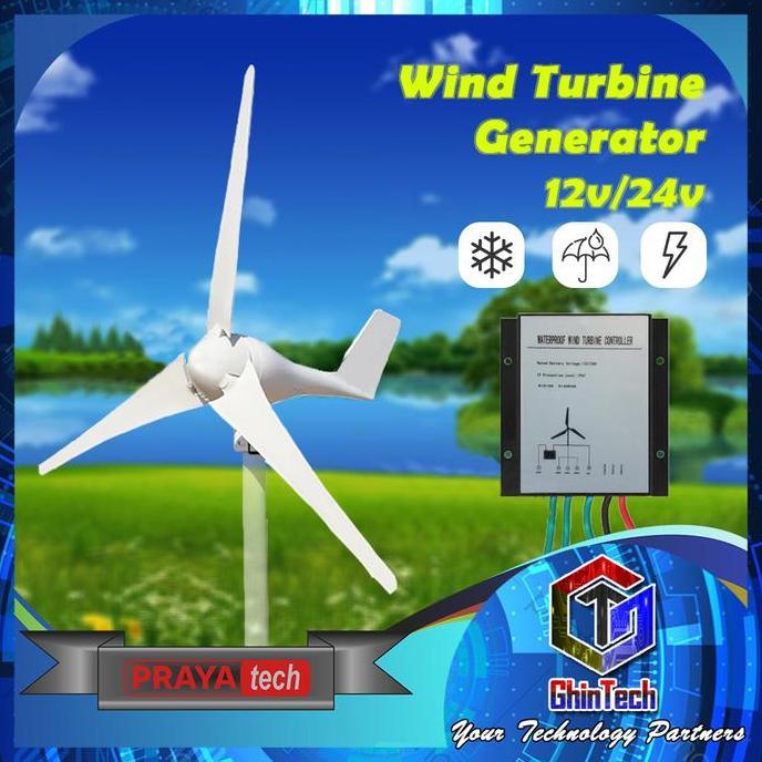 SHWARASA 400W 450W wind turbine turbin listrik tenaga angin panel kincir udara