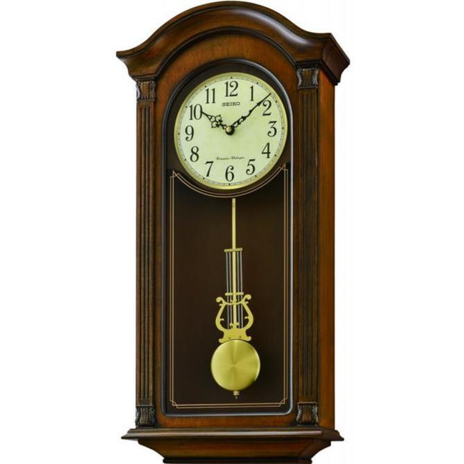 Terlaris Jam Dinding Seiko Kayu Japan Westminster Qxh066B Qxh066 Brown Original