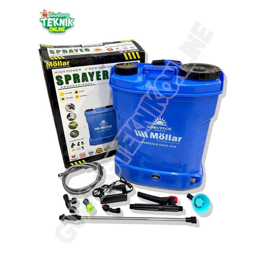RXT Sprayer Hama 16L MANUAL ELEKTRIK MOLLAR MLR-1608A MLR-SGLD16GT / Alat Semprot Semprotan Obat Ham