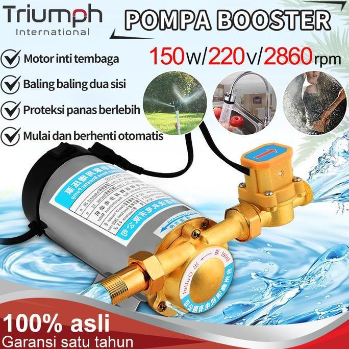 ESOKUIKI Rumah Tangga Keran Pompa Shower Booster Otomatis /Pompa Air Otomatis