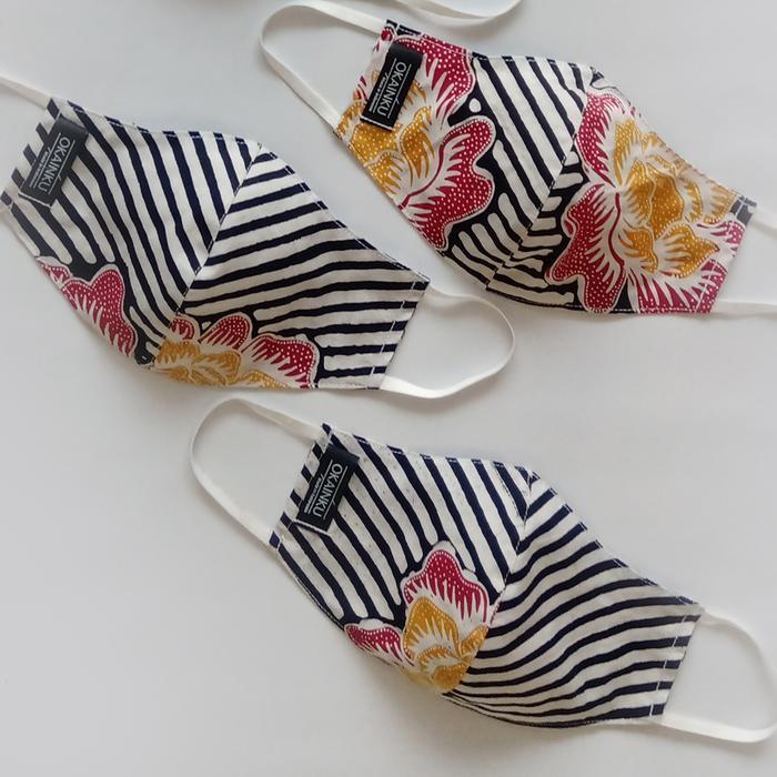 Bisa Cod - Okainku Masker Kain Bunga Lerek