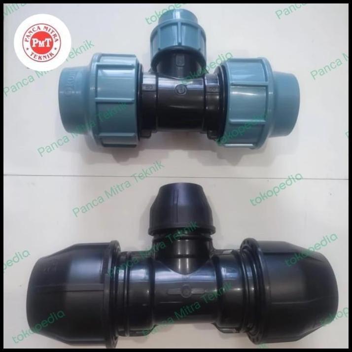 TERBARU FITTING TEE PIPA HDPE 2" INCH ( 63MM ) / EQUAL TEE HDPE 