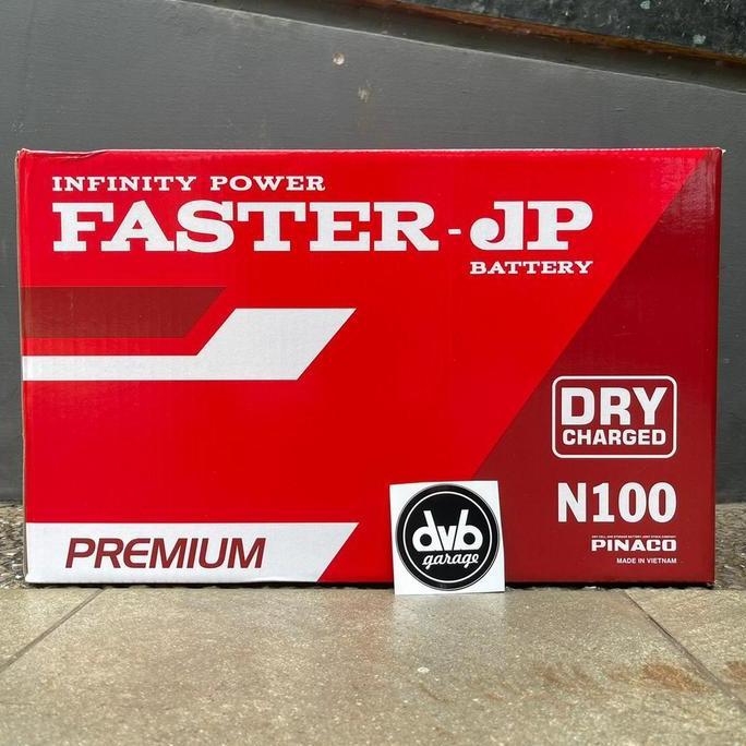 SHWARASA ACCU FASTER JP N100 12V 100AH - AKI BASAH BATERAI BATTERY
