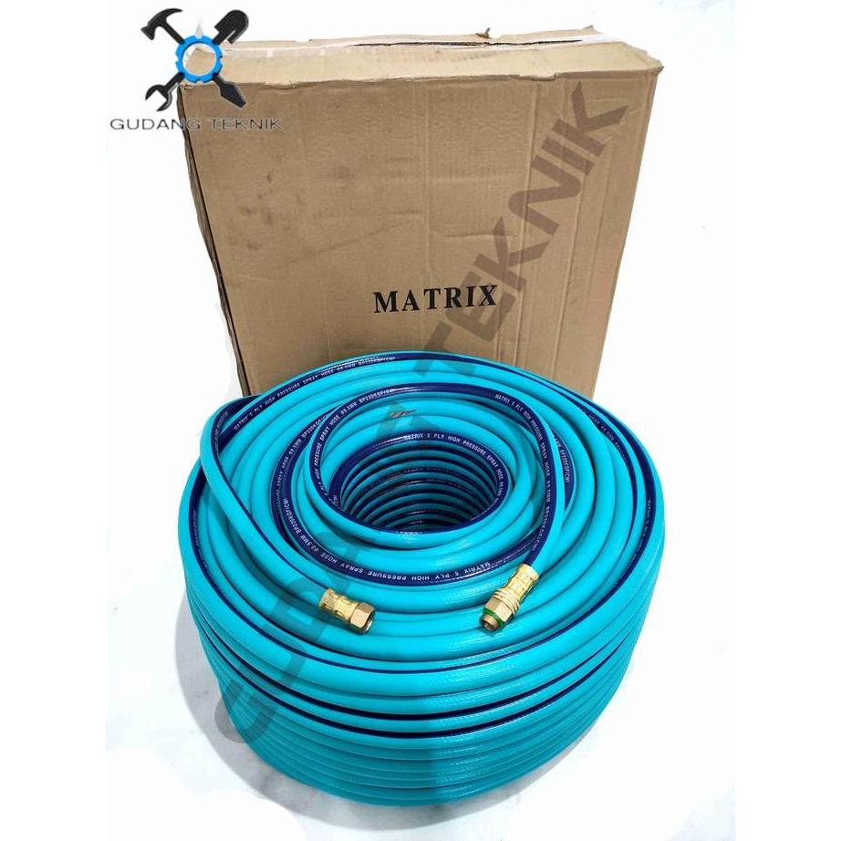 TREBA Selang Angin Kompresor 100 Meter 8.5mm SUMURA MATRIX High Pressure 5PLY / Selang Kompresor Uda