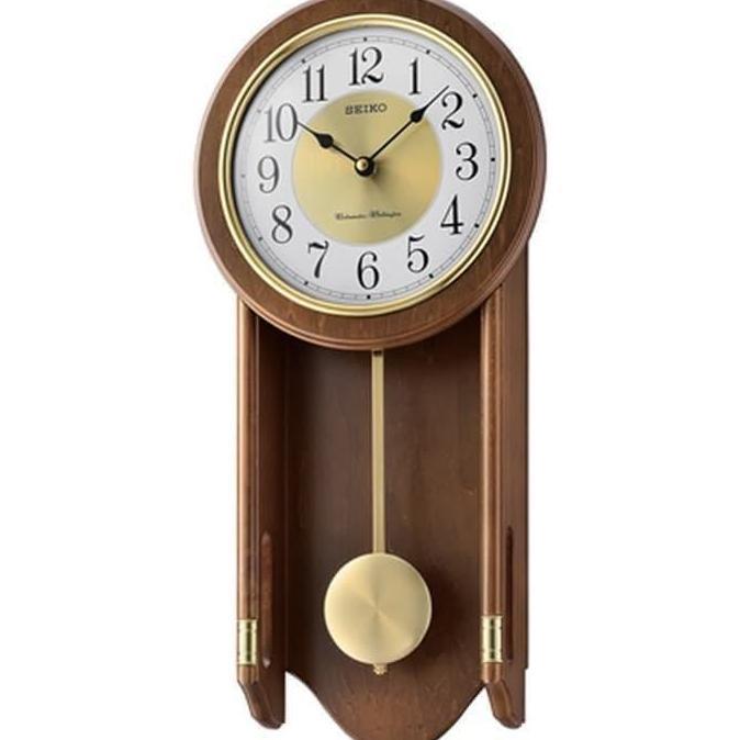 Terlaris Jam Dinding Seiko Kayu Japan Westminster Qxh073B Qxh073 Original