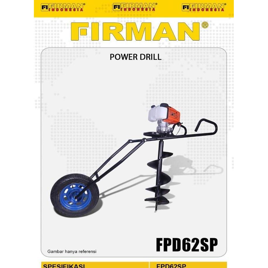 GUNMED Mesin Bor Tanah FIRMAN FPD62SP Earth Auger Drill FPD 62SP FPD-62SP