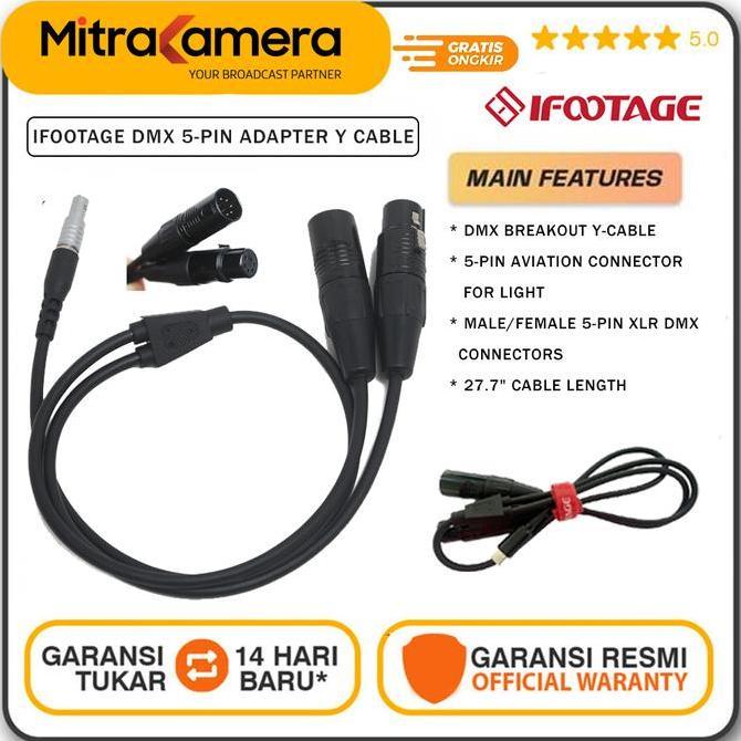 OSATQEF iFootage DMX Adapter Cable (5PIN)
