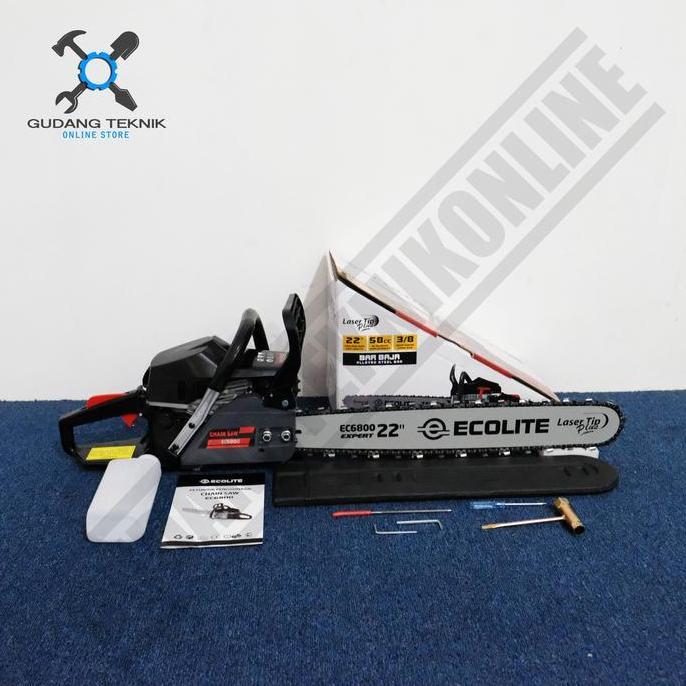 PIXKO Chainsaw Ecolite EC6800 / Mesin Gergaji Kayu Chainsaw Ecolite Laser