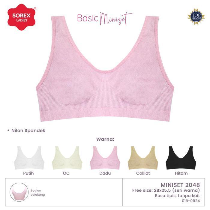 Bisa Cod - Sorex Miniset Pakaian Dalam / Bra Rajut Bh Abg Anak Remaja Dewasa Perempuan  - 2048 ; 204