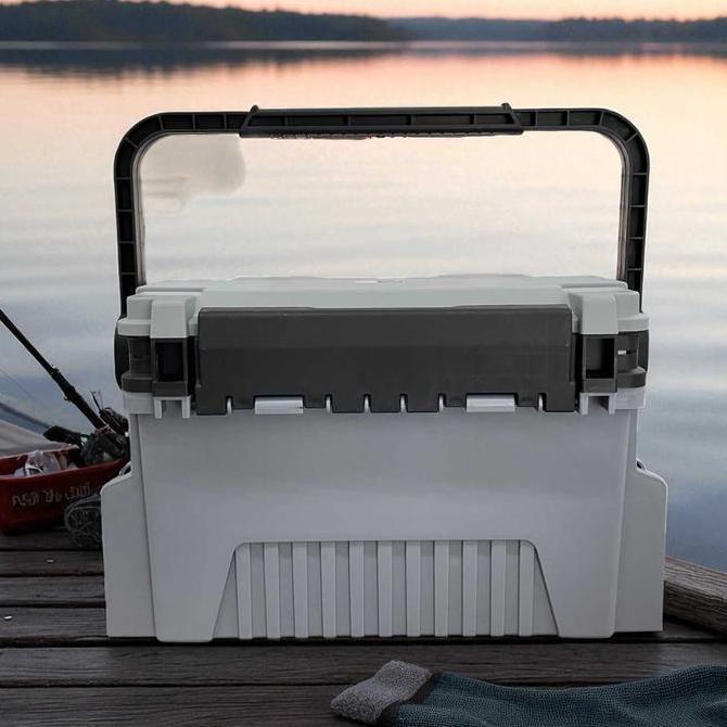 Kotak Perkakas Pancing Fishing Tackle Box Double Layer - JF-31