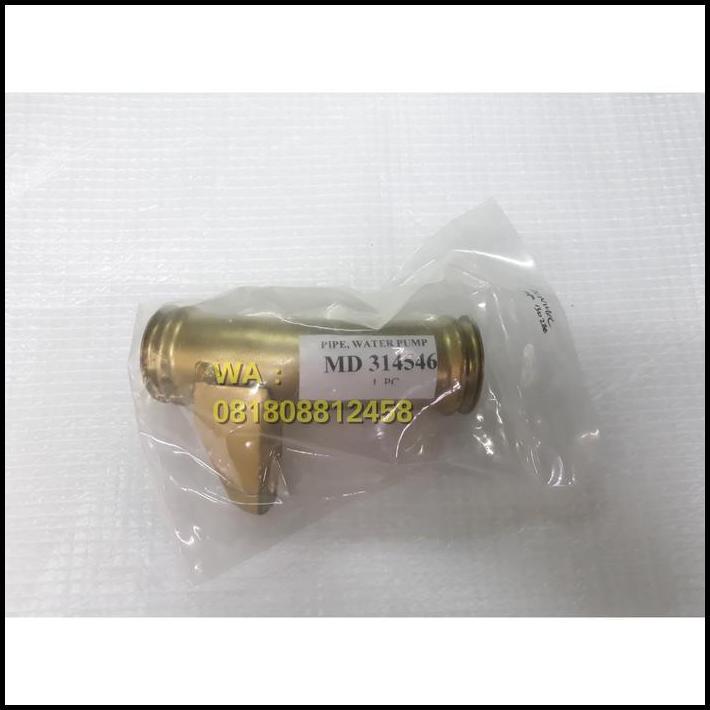 TERLARIS PIPA BYPASS BY PASS WATER PUMP POMPA AIR MITSUBISHI GALANT V6 LELE 